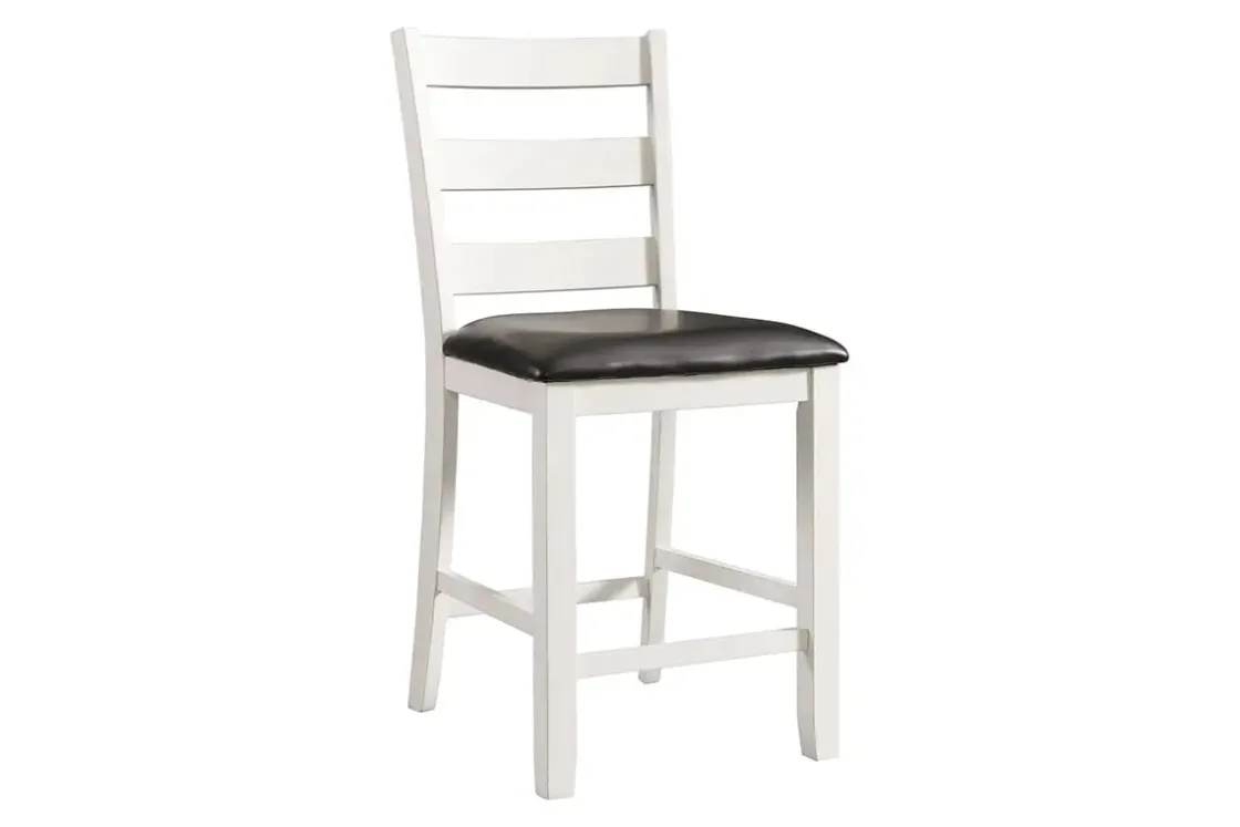 Mor Furniture Kona Square Counter Height Dining Table & 4 Stools In Gray