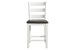 Mor Furniture Kona Square Counter Height Dining Table & 4 Stools In Gray