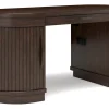 Mor Furniture Korestone Office Desk In Warm Brown