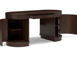Mor Furniture Korestone Office Desk In Warm Brown