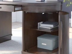 Mor Furniture Korestone Office Desk In Warm Brown