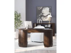Mor Furniture Korestone Office Desk In Warm Brown