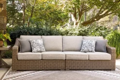 Mor Furniture Laguna Heights Outdoor 2 Piece Sectional In Beige