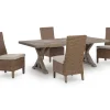 Mor Furniture Laguna Heights Outdoor Dining Table & 4 Chairs In Beige