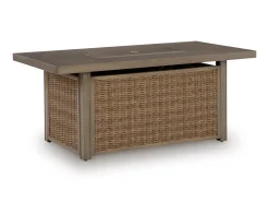 Mor Furniture Laguna Heights Outdoor Firepit In Beige
