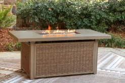 Mor Furniture Laguna Heights Outdoor Firepit In Beige