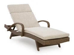 Mor Furniture Laguna Heights Outdoor Lounge Chaise In Beige