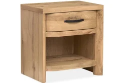 Mor Furniture Laramie 2 Drawer Nightstand In Honey Wheat