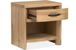 Mor Furniture Laramie 2 Drawer Nightstand In Honey Wheat