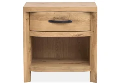 Mor Furniture Laramie 2 Drawer Nightstand In Honey Wheat