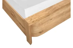 Mor Furniture Laramie Panel Bed W/ Storage In Honey Wheat, Queen