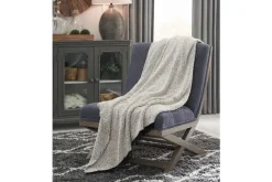 Mor Furniture Leonita Throw Blanket In Black & White