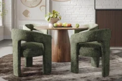 Mor Furniture Leslie Side Chair In Rust