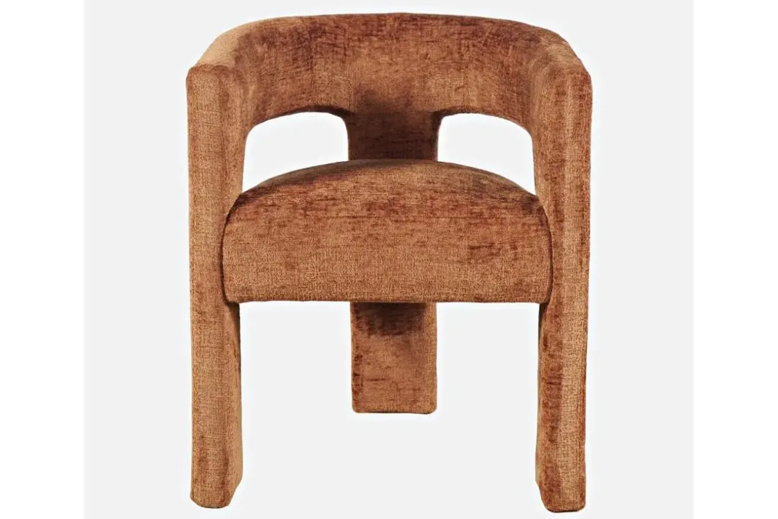 Mor Furniture Leslie Side Chair In Rust