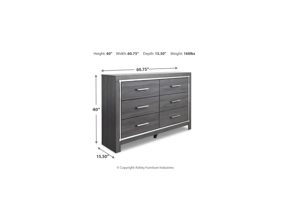 Mor Furniture Lodanna Dresser In Gray