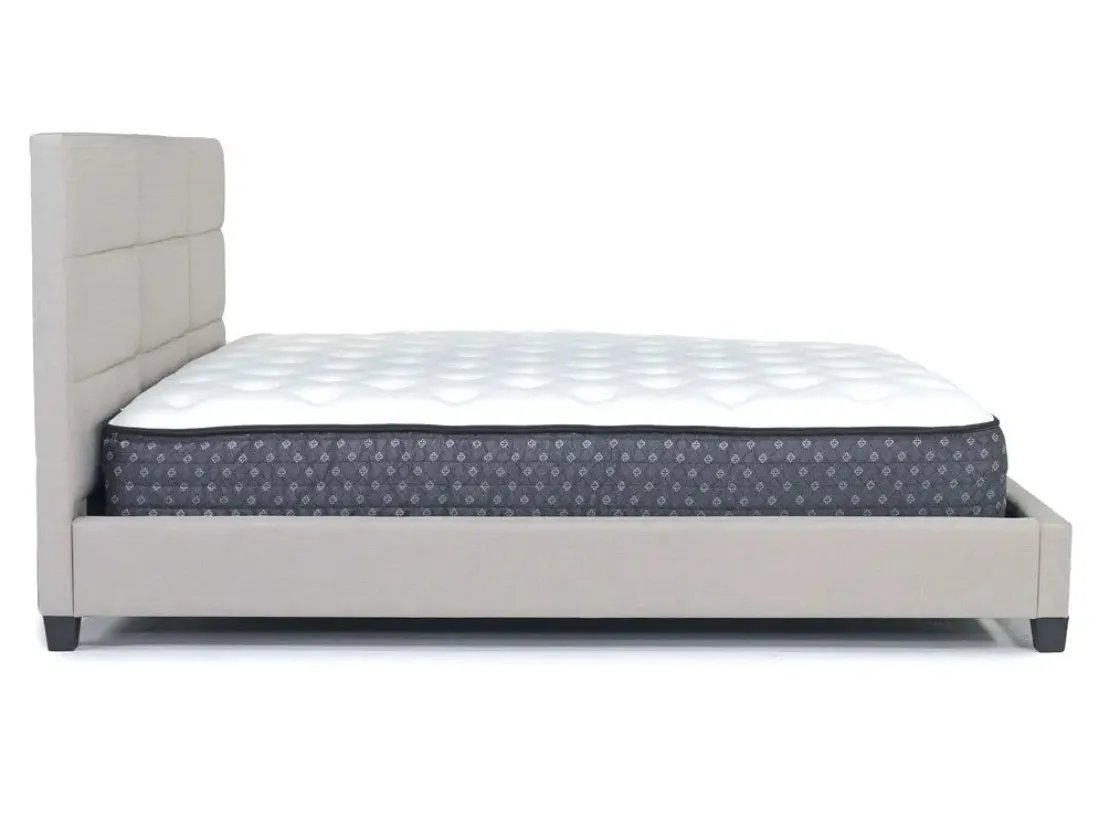 Mor Furniture Loft 9 Upholstered Panel Bed In Sand, Twin