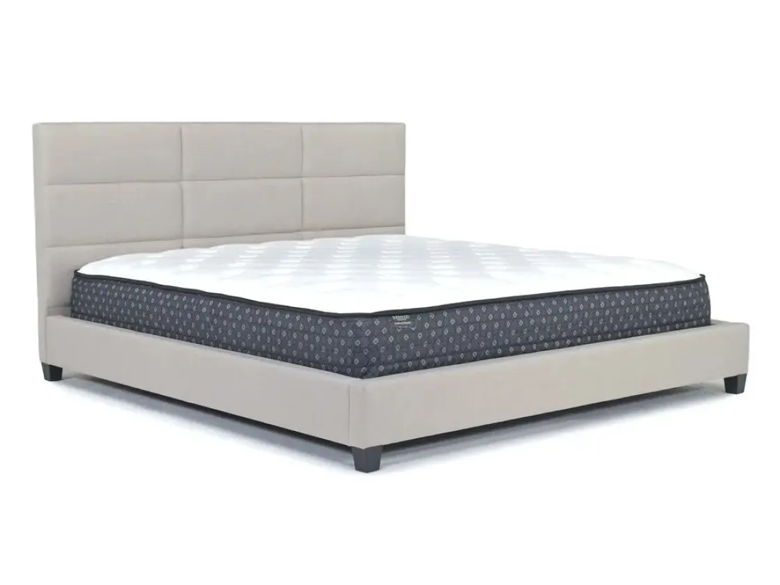 Mor Furniture Loft 9 Upholstered Panel Bed In Sand, Twin