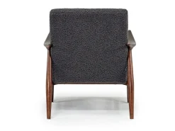 Mor Furniture Louise Accent Chair In Sherpa Gray