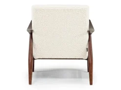 Mor Furniture Louise Accent Chair In Sherpa Gray