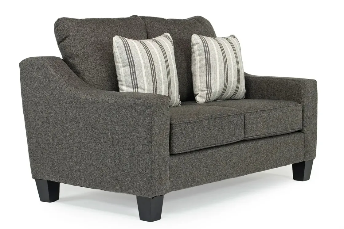 Mor Furniture Lucy Loveseat In Splash Linen