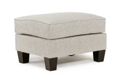 Mor Furniture Lucy Ottoman In Splash Linen