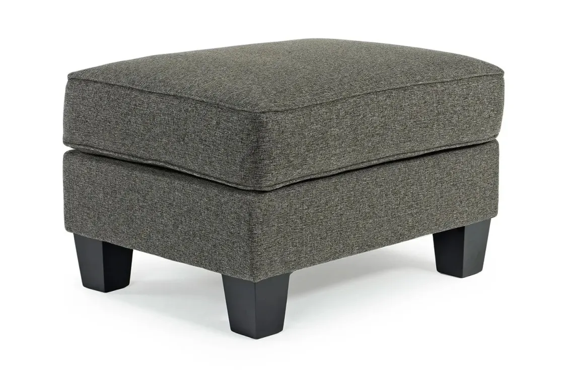 Mor Furniture Lucy Ottoman In Splash Linen