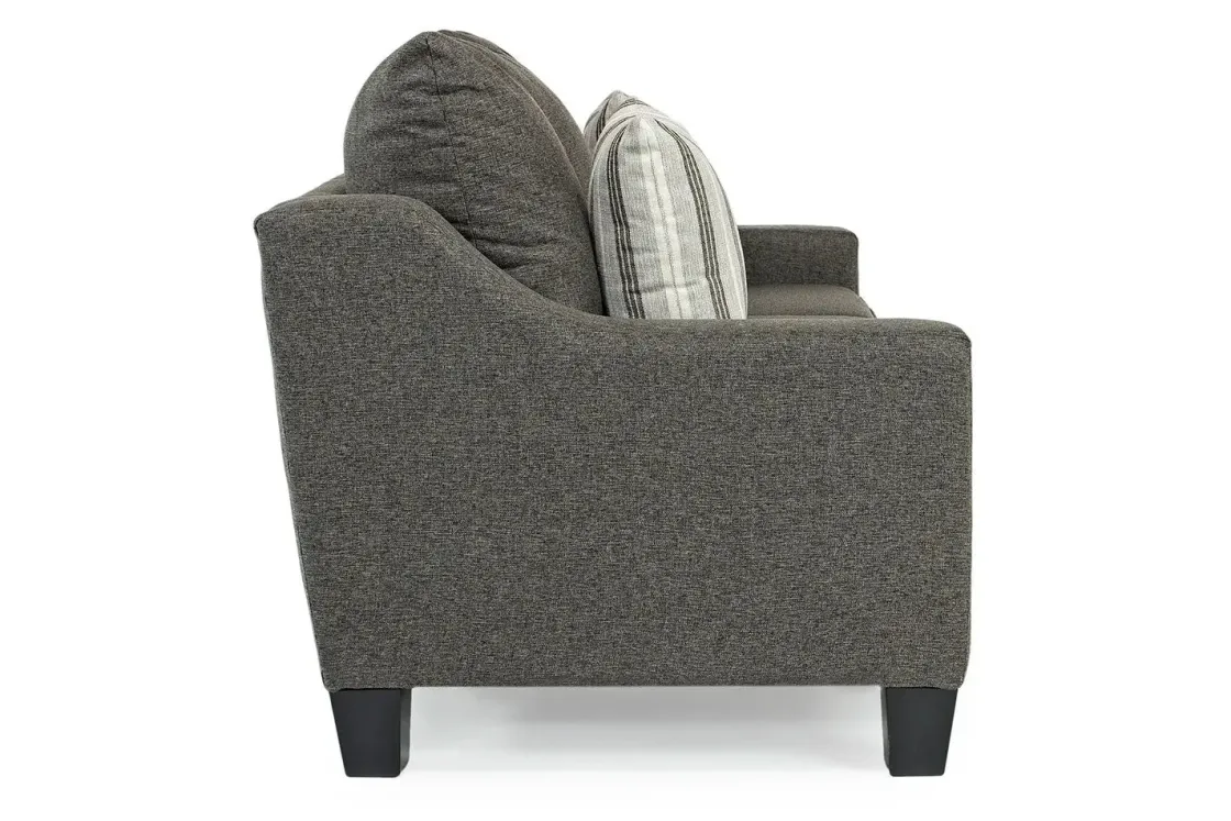 Mor Furniture Lucy Queen Sleeper Sofa In Splash Charcoal