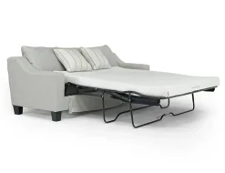 Mor Furniture Lucy Queen Sleeper Sofa W/ Mattress In Splash Charcoal