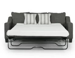 Mor Furniture Lucy Queen Sleeper Sofa W/ Mattress In Splash Charcoal
