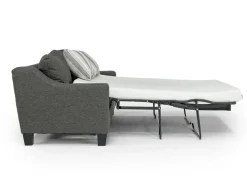 Mor Furniture Lucy Queen Sleeper Sofa W/ Mattress In Splash Charcoal