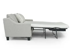 Mor Furniture Lucy Queen Sleeper Sofa W/ Mattress In Splash Charcoal