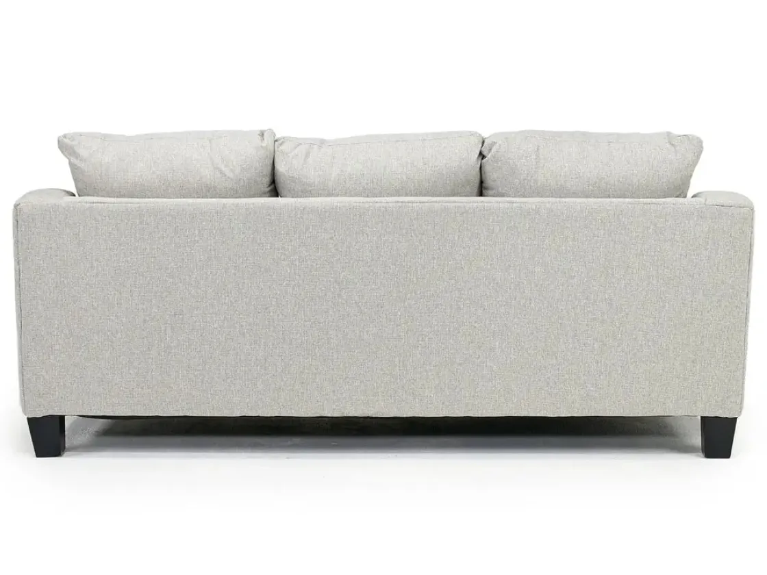 Mor Furniture Lucy Reversible Sofa Chaise In Splash Charcoal