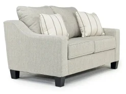 Mor Furniture Lucy Sofa & Loveseat In Splash Linen