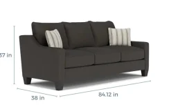 Mor Furniture Lucy Sofa In Splash Linen
