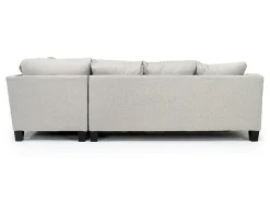 Mor Furniture Lucy Tux Queen Sleeper Sectional W/ Mattress In Splash Charcoal, Left Facing