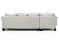 Mor Furniture Lucy Tux Queen Sleeper Sectional In Splash Linen, Right Facing