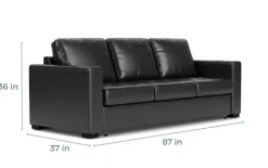 Mor Furniture Luigi Queen Sleeper Sofa In Gray