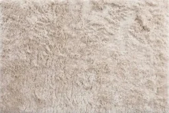 Mor Furniture Luxe Shag Cloud Rug In Ivory, 5’ X 8’