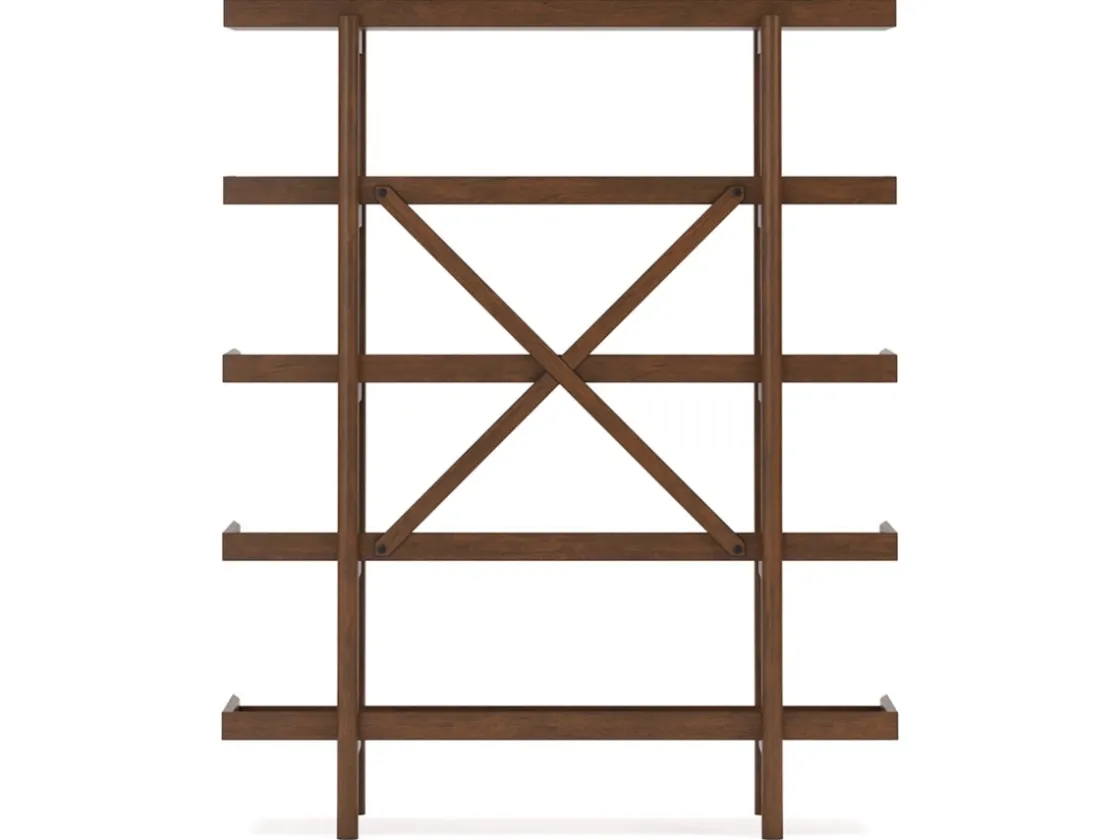 Mor Furniture Lyncott Bookcase In Brown