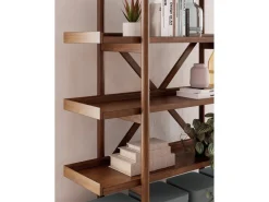 Mor Furniture Lyncott Bookcase In Brown