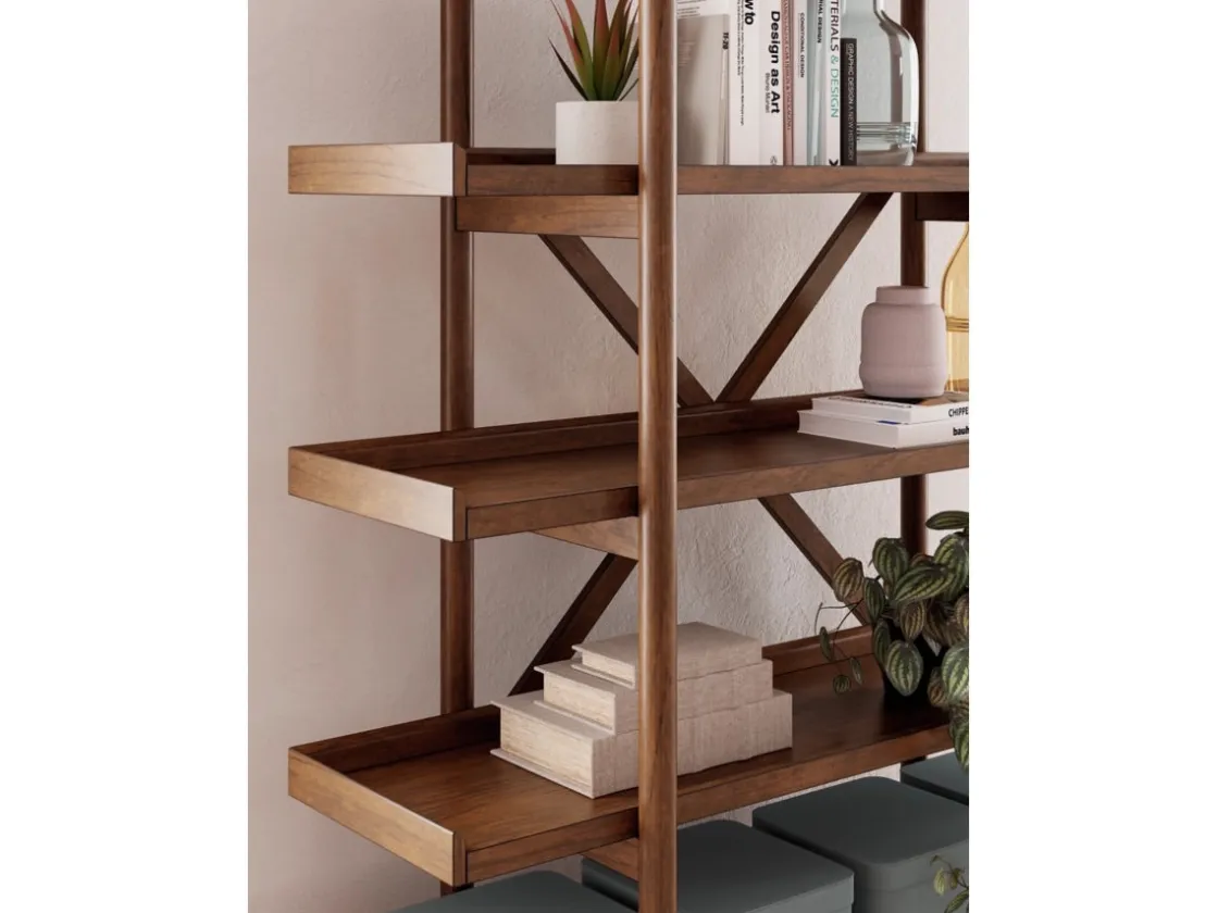 Mor Furniture Lyncott Bookcase In Brown