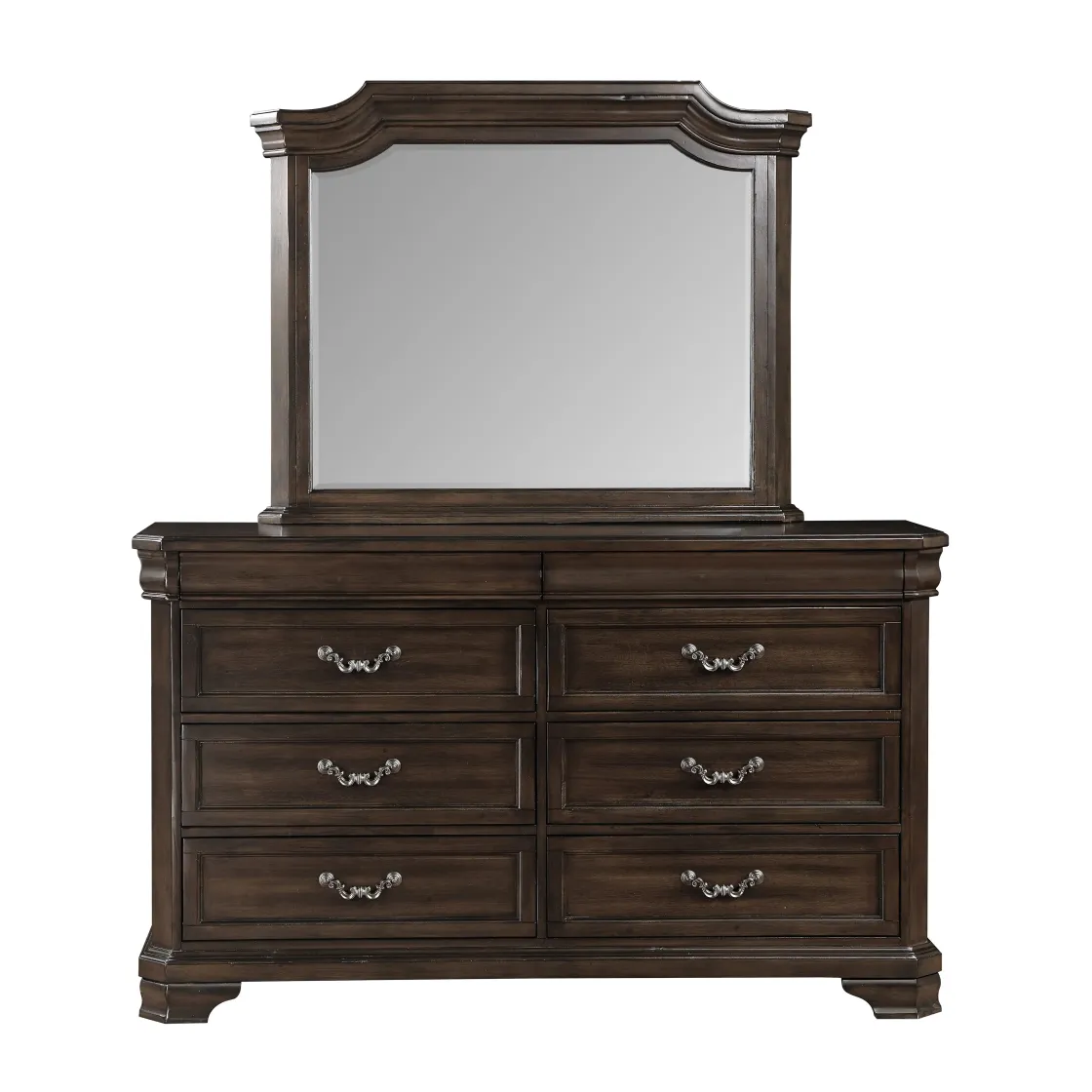 Mor Furniture Lyndhurst Mirror In Vintage White