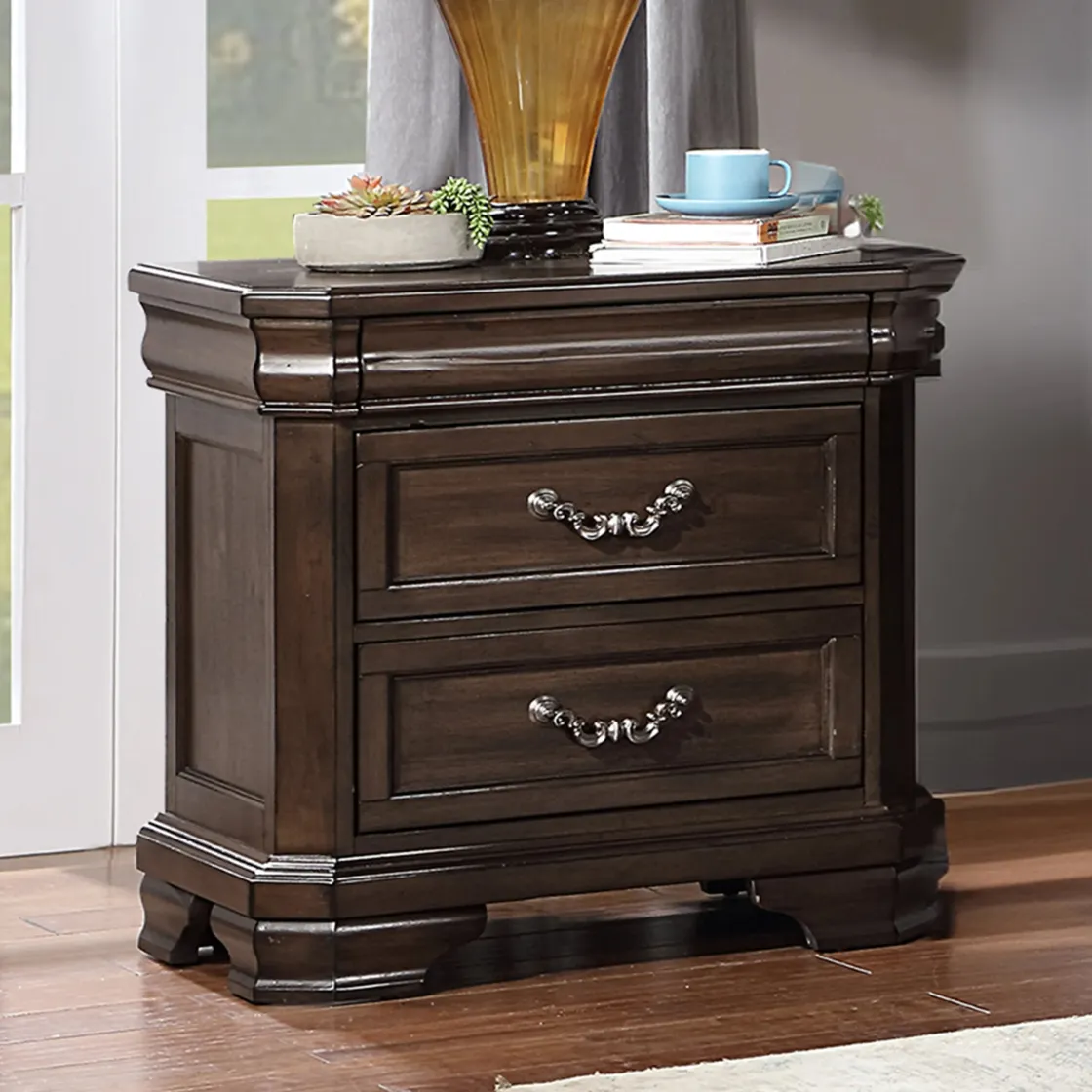 Mor Furniture Lyndhurst Nightstand In Walnut