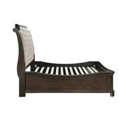 Mor Furniture Lyndhurst Sleigh Bed W/ Storage In Vintage White, Queen