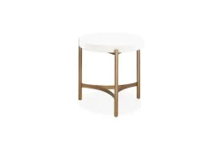 Mor Furniture Lyon End Table In Ivory