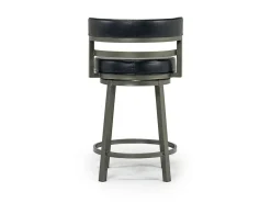 Mor Furniture Madrid Counter Height Stool In Auburn & Brown, Swivel