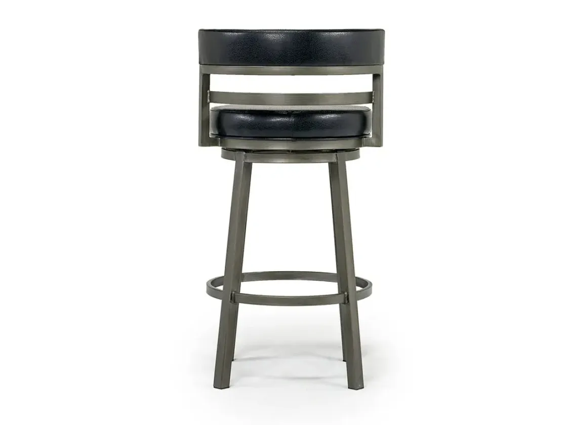 Mor Furniture Madrid Swivel Barstool In Gray