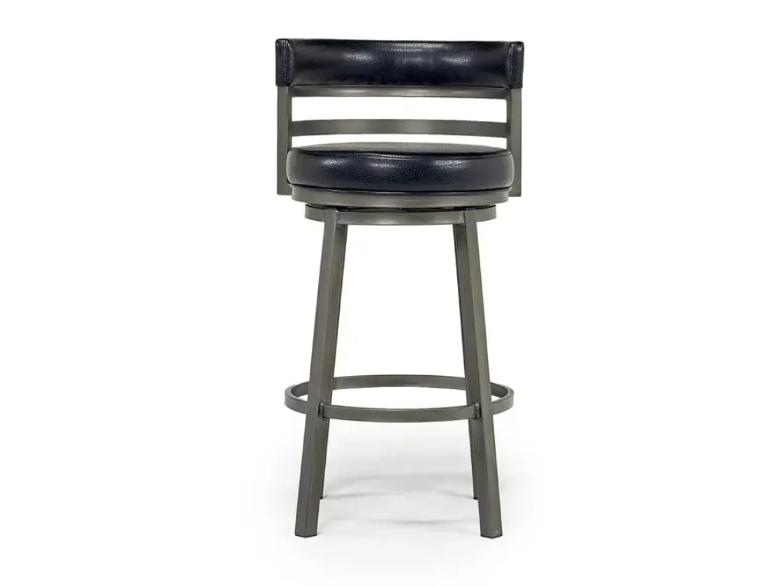 Mor Furniture Madrid Swivel Barstool In Gray