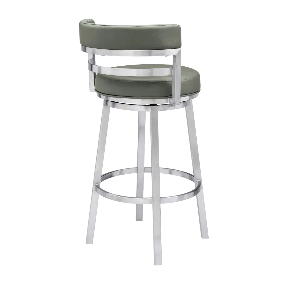 Mor Furniture Madrid Swivel Barstool In Gray
