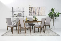Mor Furniture Maggie Side Chair In Walnut, Set Of 2